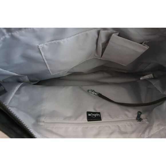 Kipling KIB6E6-3DU Women's Large Field Green Adara Crossbody Tote Bag - Picture 4 of 12